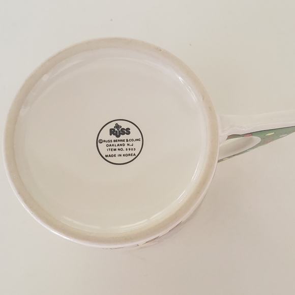 Russ "Have A Jolly Christmas" Santa, Tree and Elf Holiday Coffee or Tea Mug - Picture 5 of 10